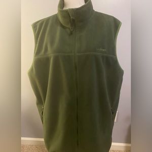 Men’s Olive Green Fleece Vest
